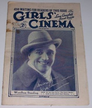 GIRLS CINEMA magazine side cover 15 September 1923