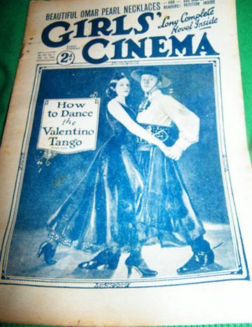GIRLS CINEMA magazine side cover 12 October 1923