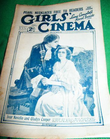 GIRLS CINEMA magazine side cover 20 October 1923