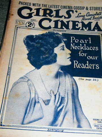 GIRLS CINEMA magazine side cover 27 October 1923