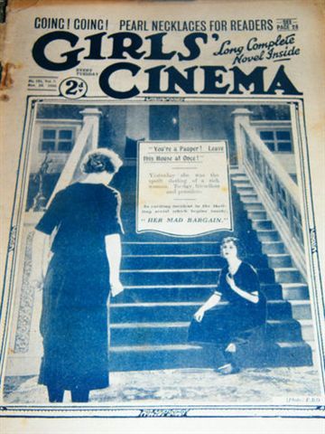 GIRLS CINEMA magazine side cover 16 November 1923