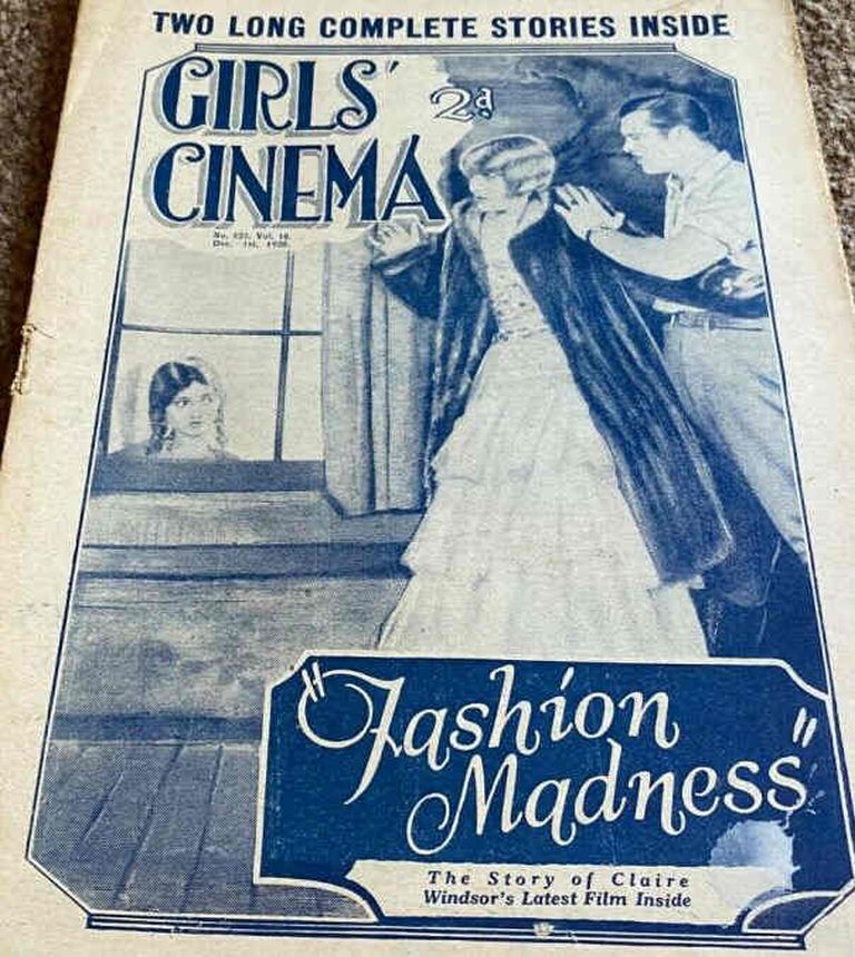 GIRLS CINEMA magazine side cover Issue 424 1 December 1928