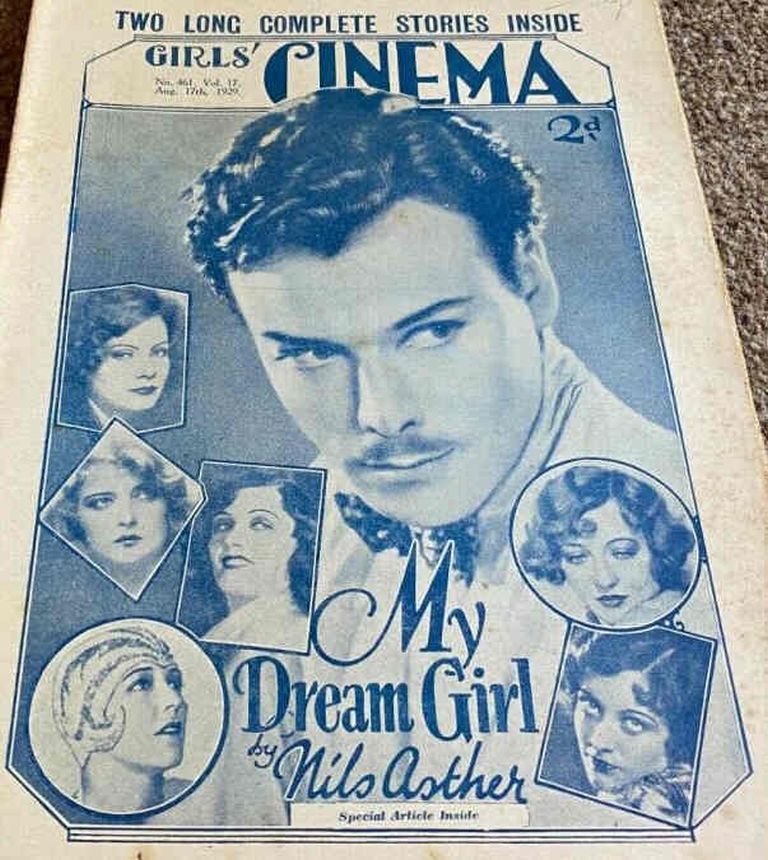 GIRLS CINEMA magazine side cover Issue 461 17 August 1929