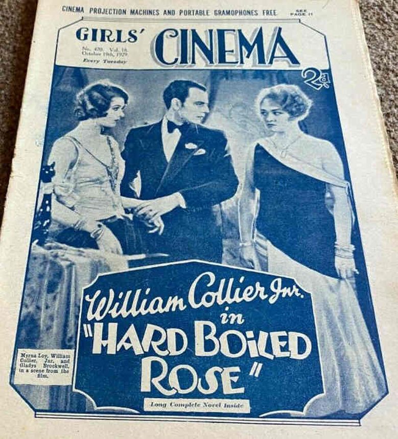 GIRLS CINEMA magazine side cover Issue 470 19 October 1929