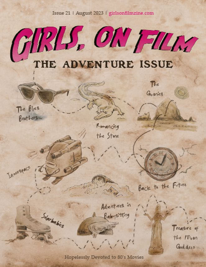 GIRLS ON FILM magazine side cover Issue 21  August 2023