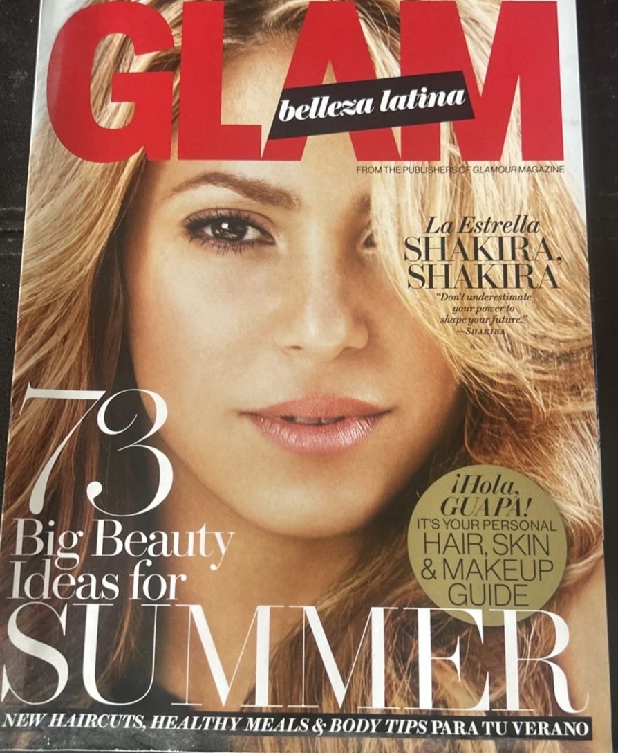 GLAM USA magazine side cover Summer 2014