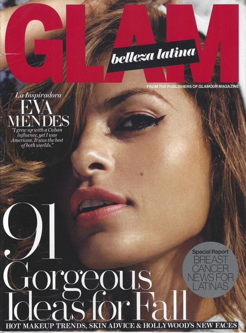 GLAM USA magazine side cover Fall 2015