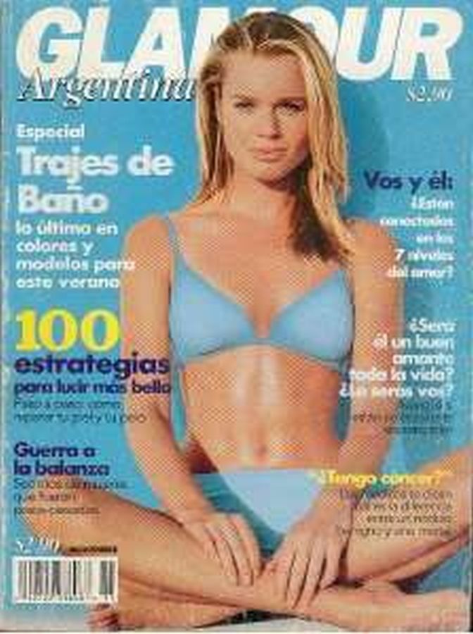 GLAMOUR ARGENTINA magazine side cover  November 1998