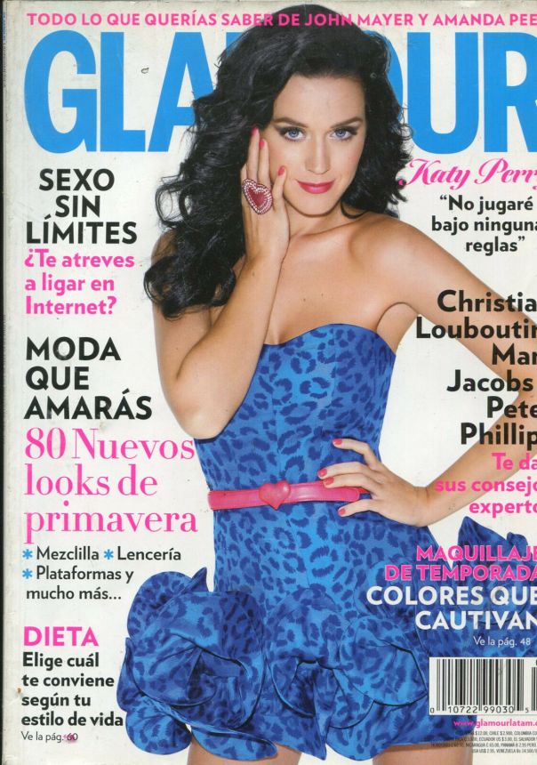 GLAMOUR ARGENTINA magazine side cover  March 2010