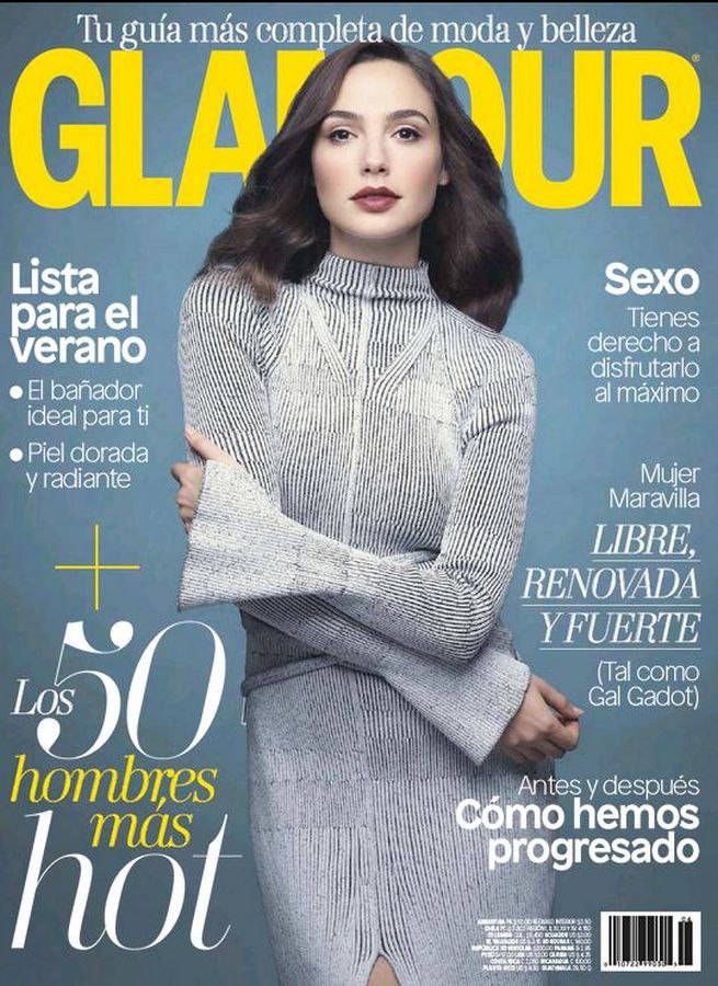 GLAMOUR ARGENTINA magazine side cover  June 2017
