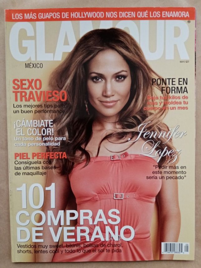 GLAMOUR MEXICO magazine side cover  May 2007
