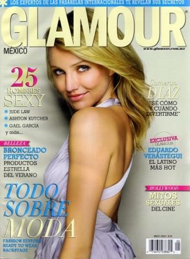 GLAMOUR MEXICO magazine side cover  May 2008
