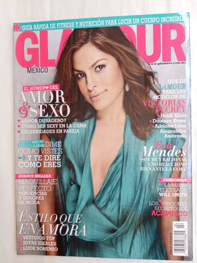 GLAMOUR MEXICO magazine side cover  February 2009