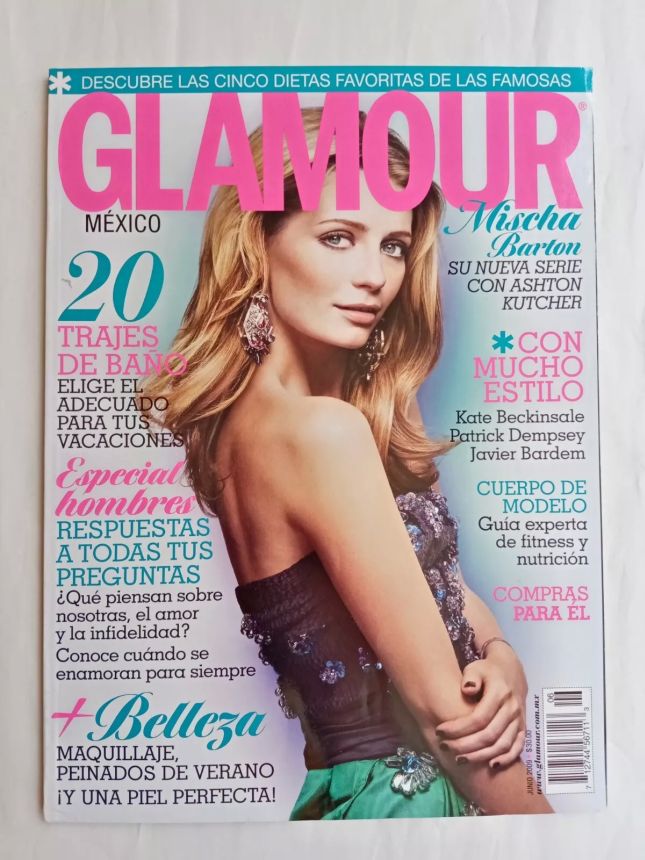GLAMOUR MEXICO magazine side cover  June 2009