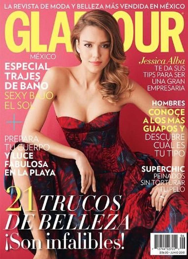 GLAMOUR MEXICO magazine side cover  June 2013
