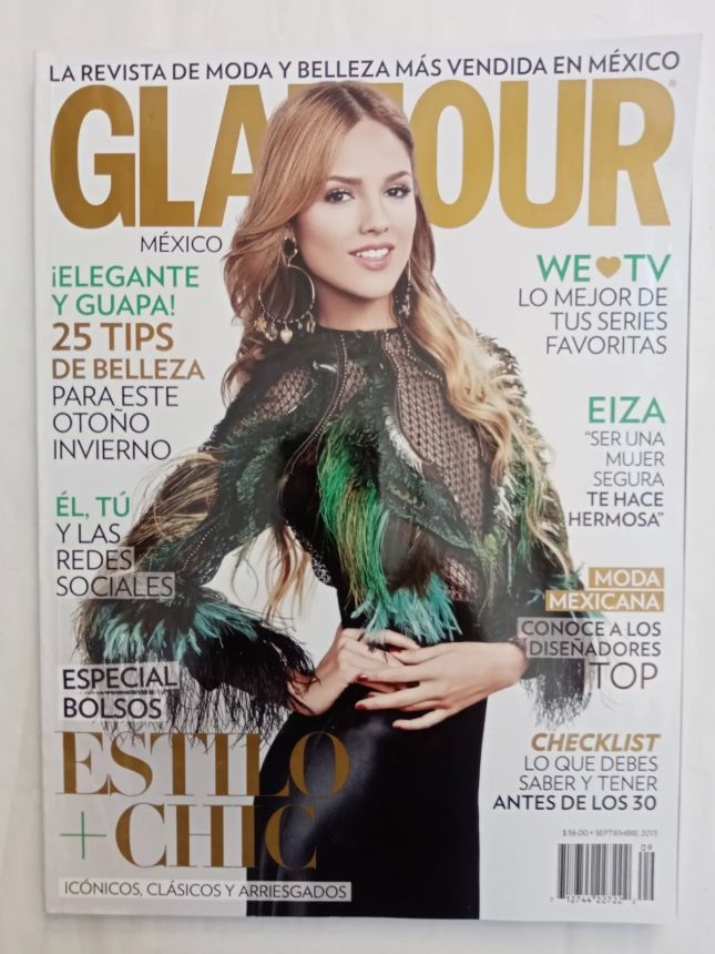 GLAMOUR MEXICO magazine side cover  September 2013