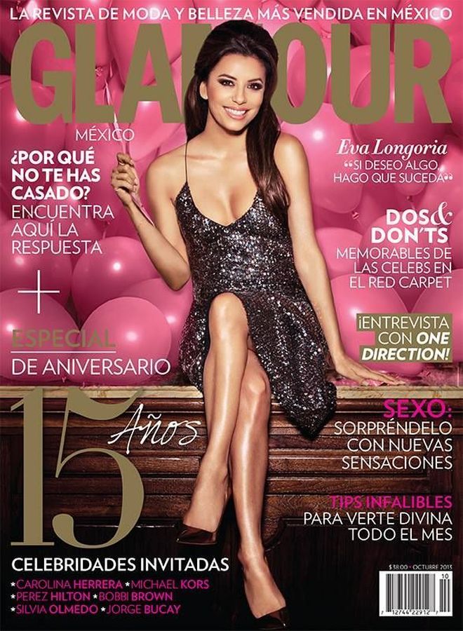 GLAMOUR MEXICO magazine side cover  October 2013