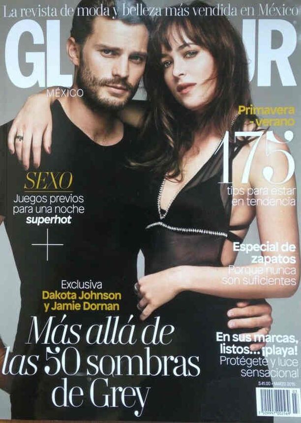 GLAMOUR MEXICO magazine side cover  March 2015