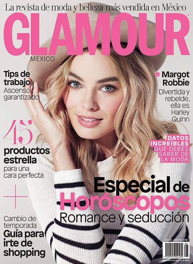 GLAMOUR MEXICO magazine side cover  August 2016