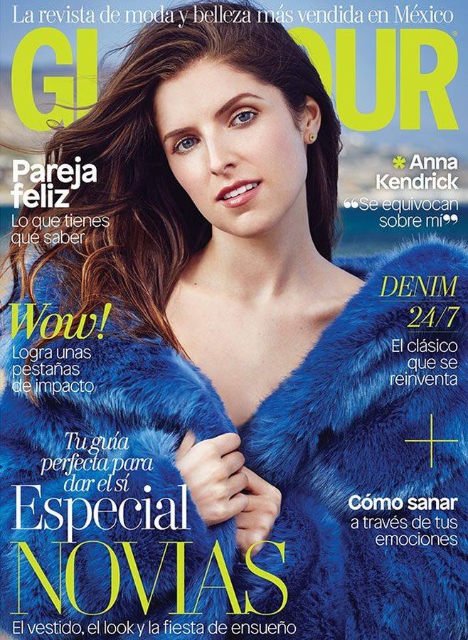 GLAMOUR MEXICO magazine side cover  November 2016