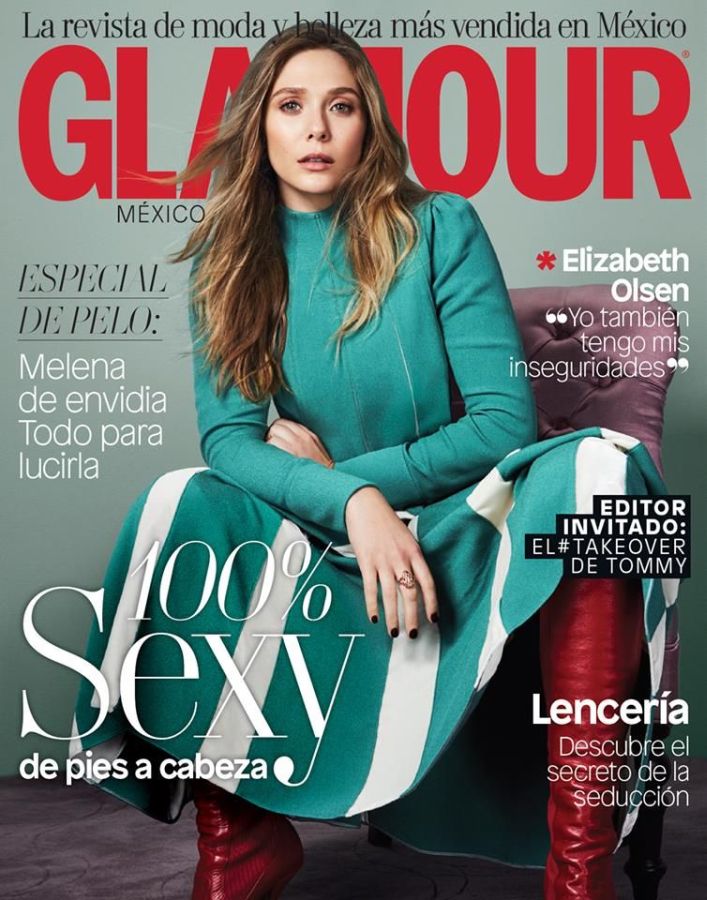 GLAMOUR MEXICO magazine side cover  October 2017
