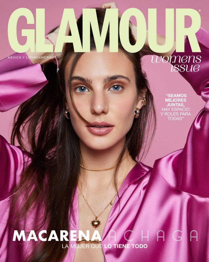 GLAMOUR MEXICO magazine side cover  March 2023