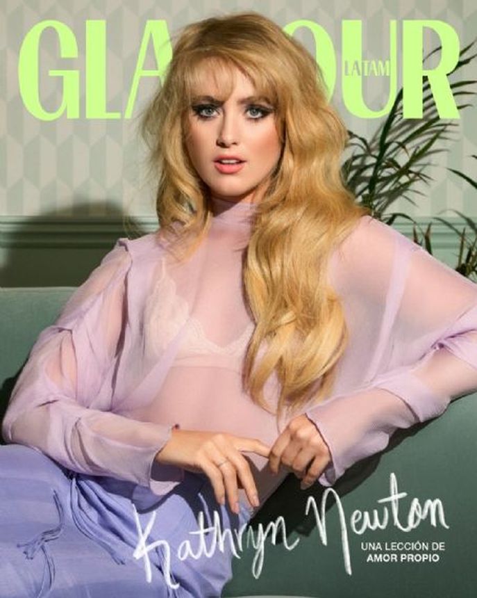 GLAMOUR MEXICO magazine side cover  February 2024
