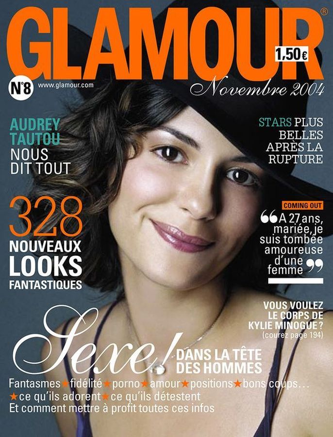 GLAMOUR FR magazine side cover Issue 8  November 2004