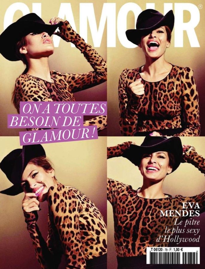 GLAMOUR FR magazine side cover Issue 79  October 2010