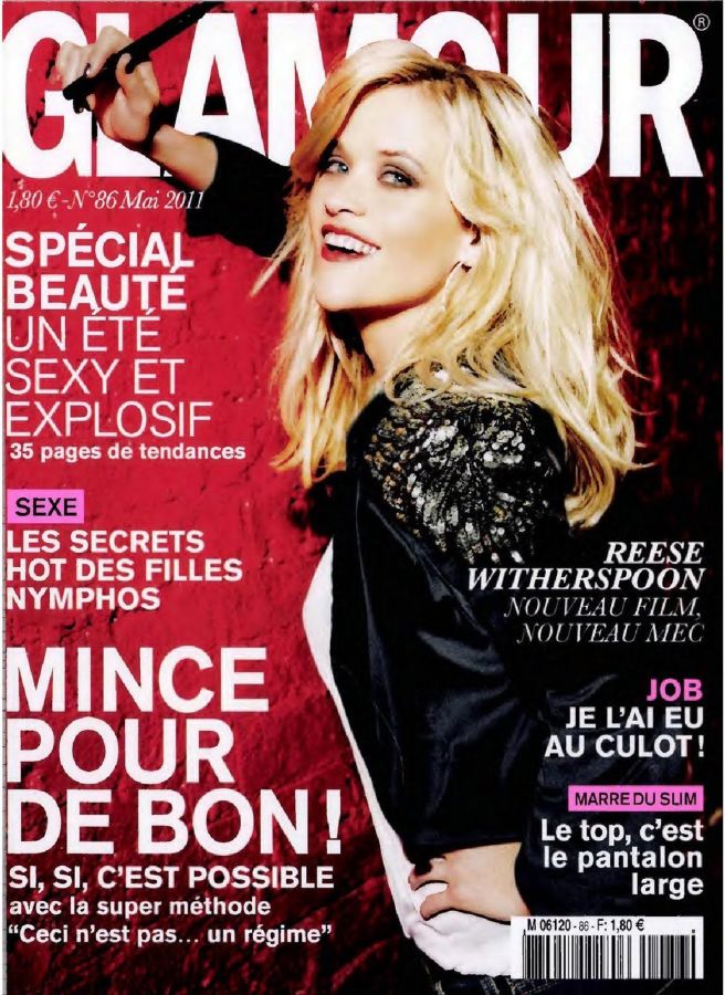 GLAMOUR FR magazine side cover Issue 86  May 2011