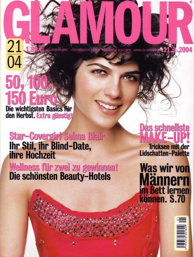 GLAMOUR GERMANY magazine side cover 11 September 2004