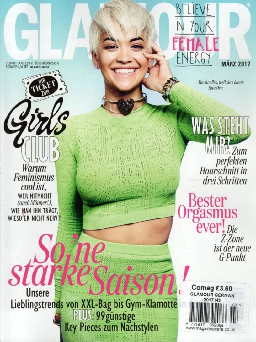 GLAMOUR GERMANY magazine cover  March 2017