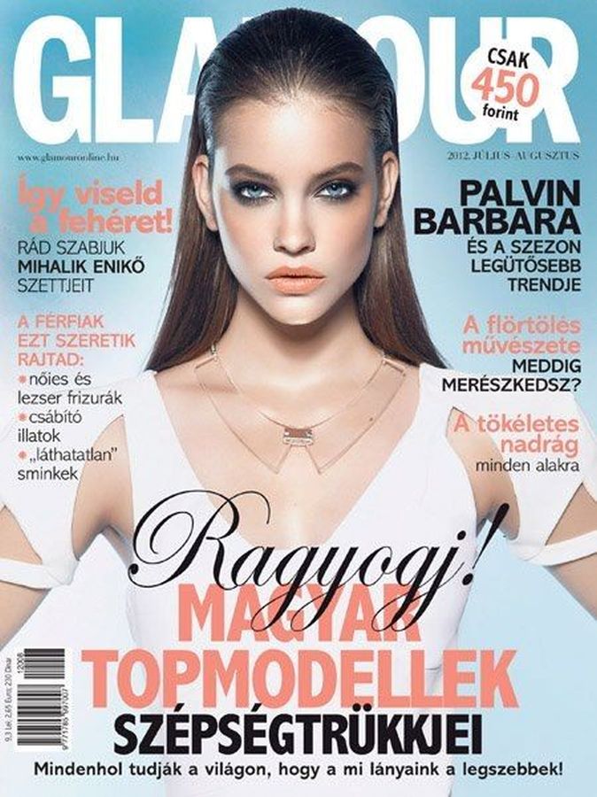 GLAMOUR HUNGARY magazine side cover  July/August 2012