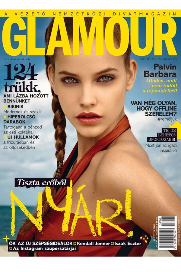 GLAMOUR HUNGARY magazine side cover  July/August 2015
