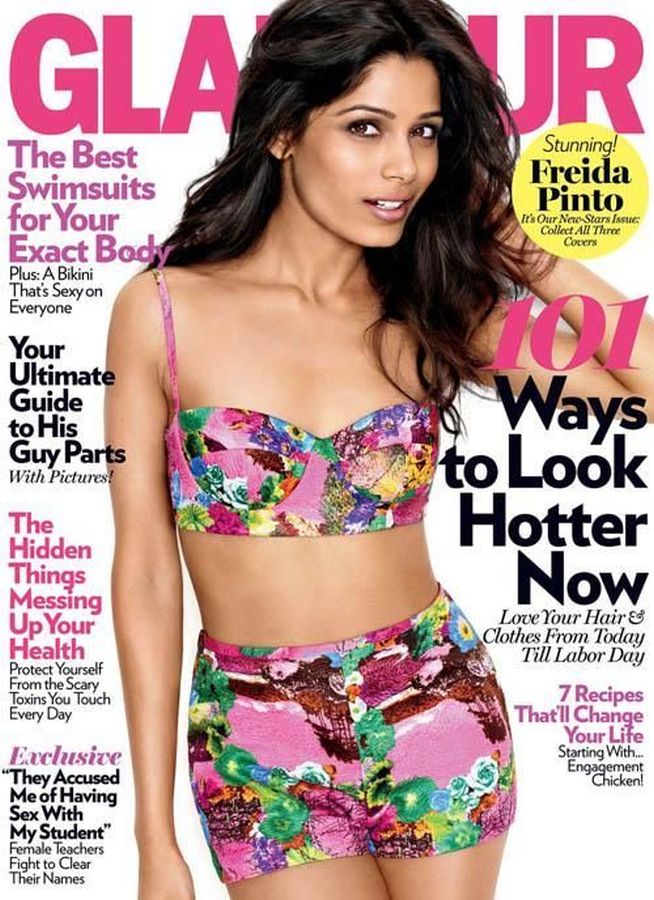 GLAMOUR INDIA magazine side cover  April 2011