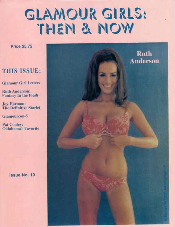 GLAMOUR GIRLS THEN AND NOW magazine side cover Issue 10 December 1995