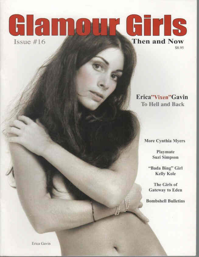 GLAMOUR GIRLS THEN AND NOW magazine side cover Issue 16 Spring/Summer 2002