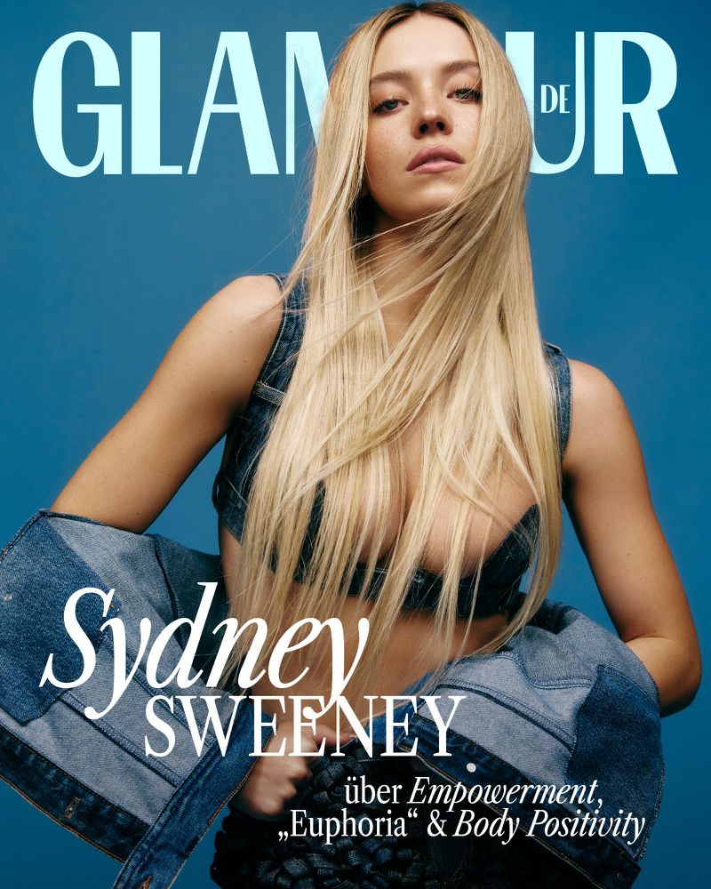 GLAMOUR GERMANY magazine side cover  December 2023