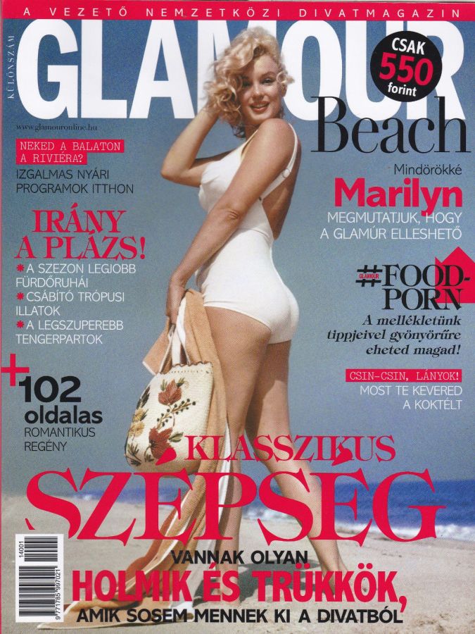 GLAMOUR HUNGARY magazine side cover  January 2014