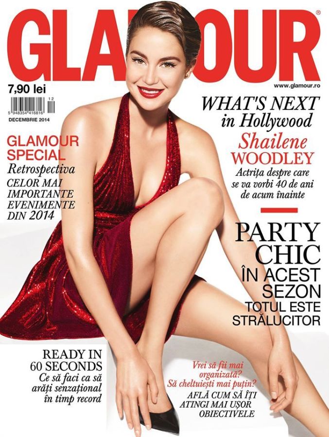 GLAMOUR ROMANIA magazine side cover  December 2014