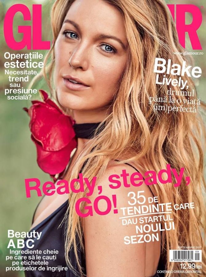 GLAMOUR ROMANIA magazine side cover  September 2017