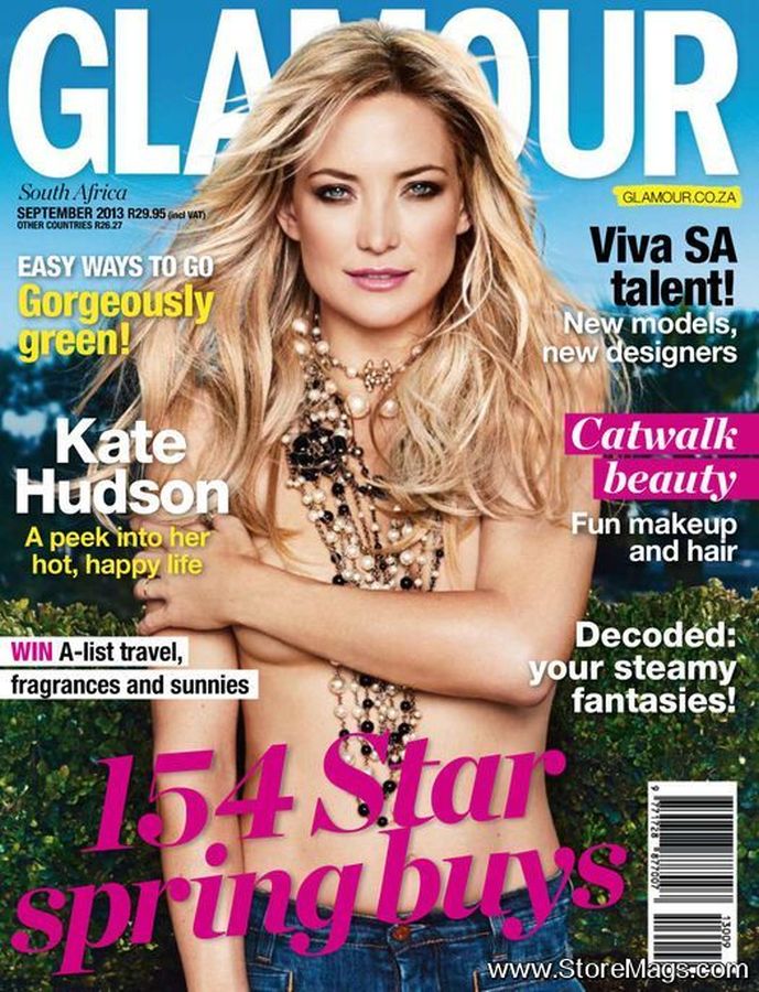 GLAMOUR SOUTH AFRICA magazine side cover  September 2013