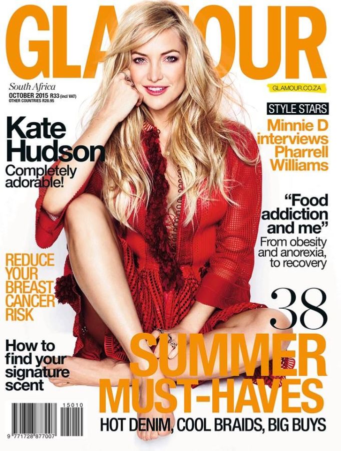 GLAMOUR SOUTH AFRICA magazine side cover  October 2015