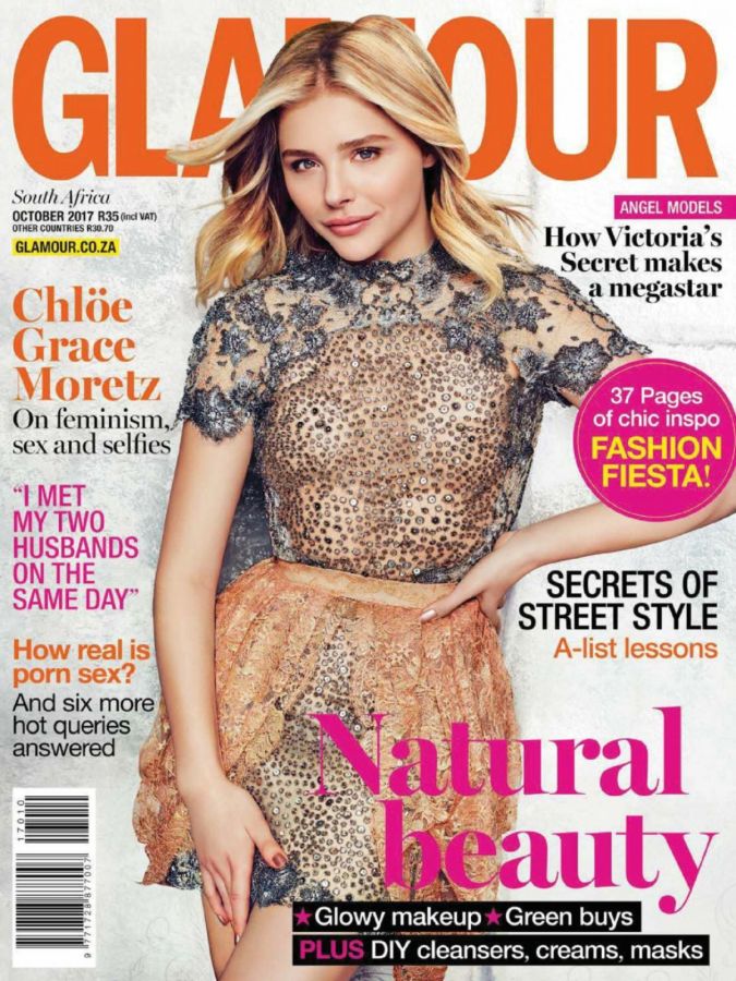 GLAMOUR SOUTH AFRICA magazine side cover  October 2017