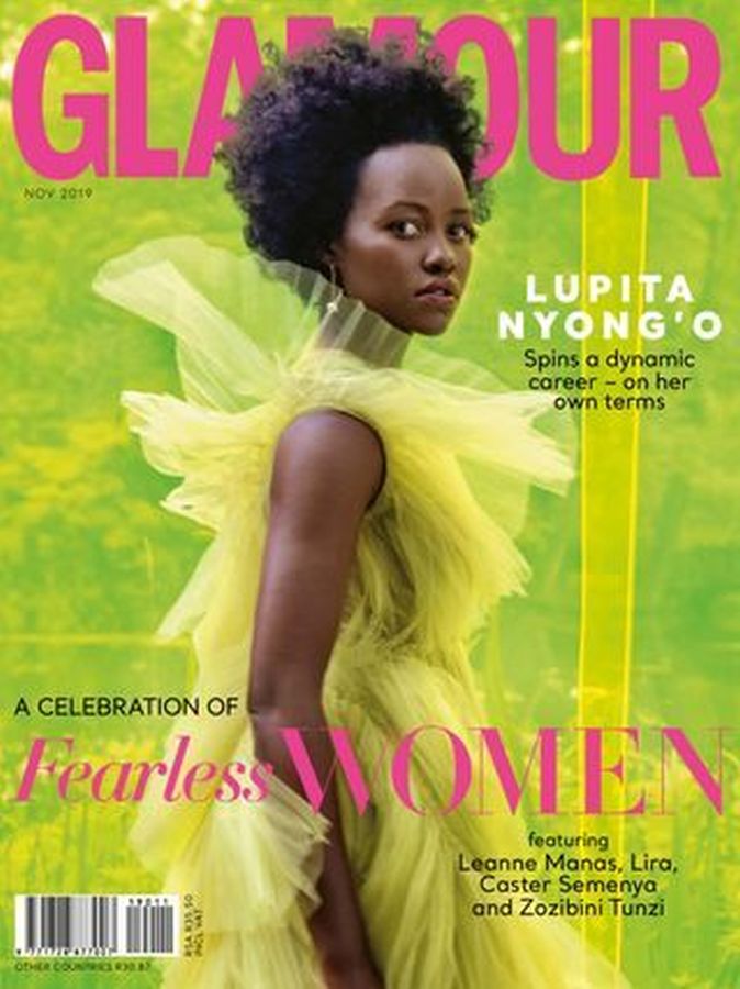 GLAMOUR SOUTH AFRICA magazine side cover  November 2019