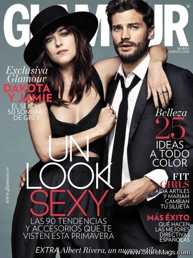GLAMOUR SPAIN magazine side cover  March 2015