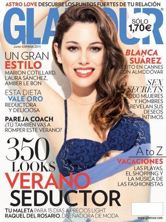 GLAMOUR SPAIN magazine side cover  June 2011