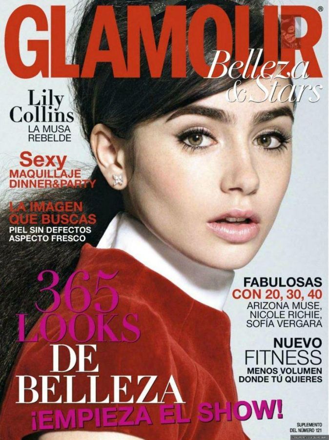 GLAMOUR SPAIN magazine side cover  November 2012