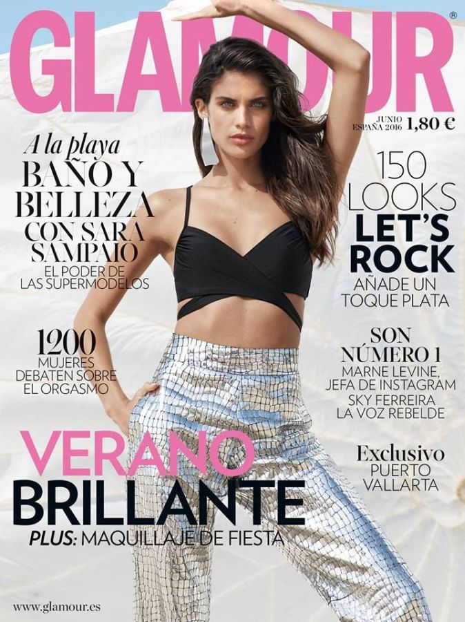 GLAMOUR SPAIN magazine side cover  June 2016