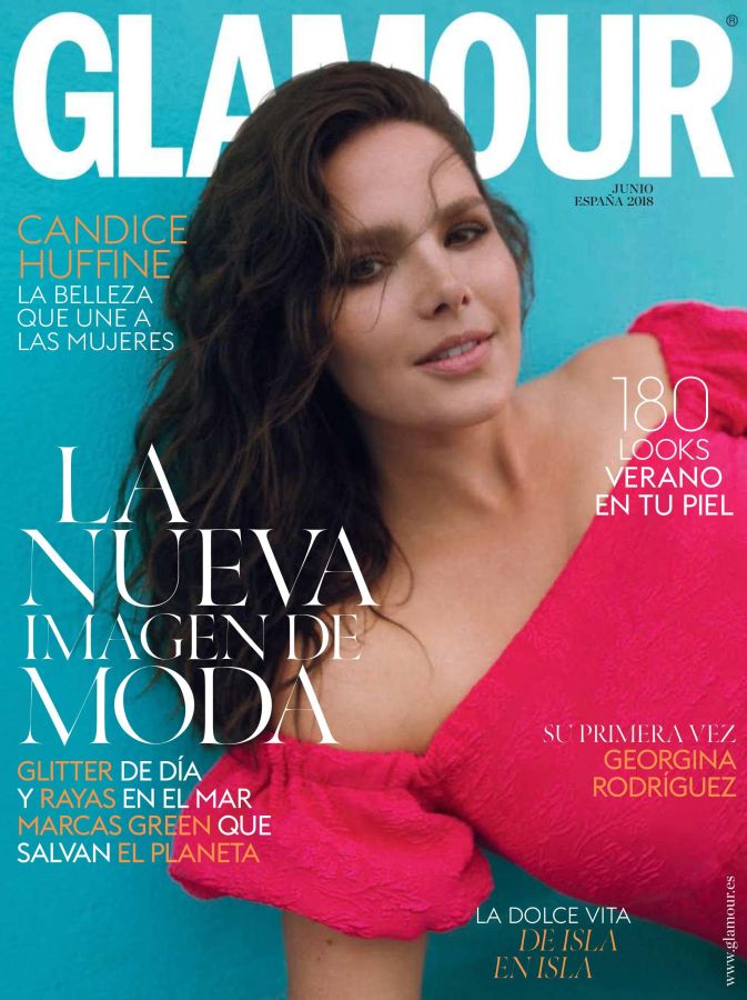GLAMOUR SPAIN magazine side cover  June 2018